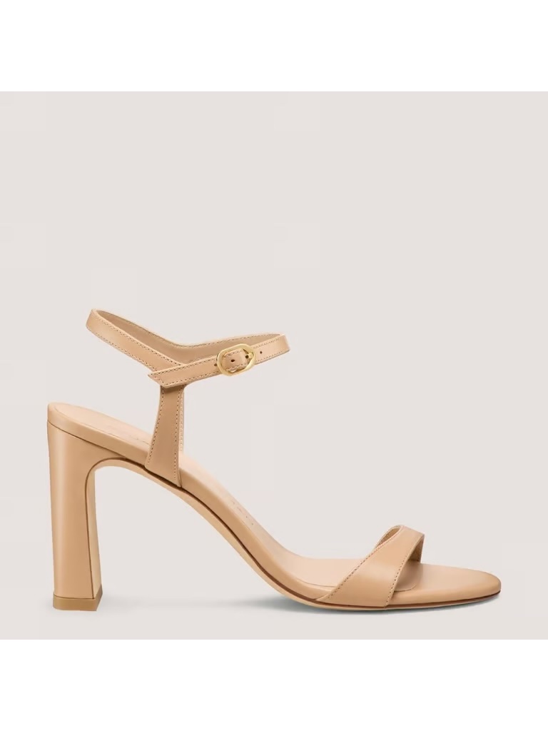 New Stuart Weitzman Babette Sandal In Beige Sz 10